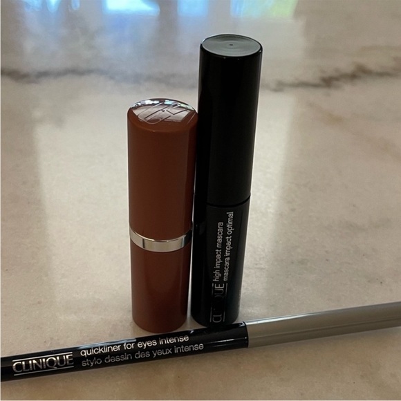 Clinique lipstick/eyeliner/mascara bundle - Picture 2 of 10